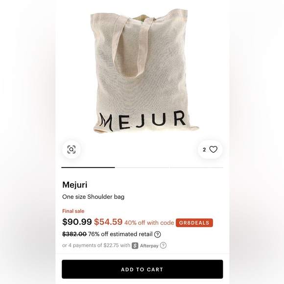 Mejuri Taupe Tote Bag - Picture 4 of 4